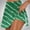 Green, variant on Shorts for Women TopLLC Womens Shorts Women's Summer Leaf Print Pleated Tennis Skirts Athletic Stretchy Short Yoga Fake Two Piece Trouser Skirt Shorts Women shorts