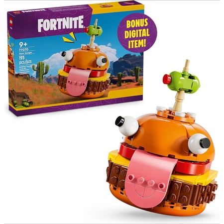 Fortnite Durrr Burger Building Set - Kids Toy for Gamers, Ages 9+ - Display Model, Collectible Fortnite Toy - Gift for Boys & Girls - 77070