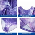 thumbnail image 4 of Toddler Leotard Gymnastics 3PC Long Sleeve Sparkly with Shorts for Tumbling Outfits Dance Gymnastics Gifts for Girls Size 3-12 Light Purple, 4 of 6