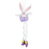 17" Plush Purple Easter Bunny Hanging Decoration with Dangling Legs