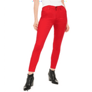 Kendall Kylie Women's High Rise Skinny Jeans Red Size 27
