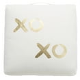 thumbnail image 2 of SAFAVIEH Hugs And Kisses Solid Floor Pillow, 22" x 22", Beige/Gold, 2 of 5