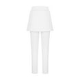 thumbnail image 5 of XFLWAM Skirted Leggings for Women Athletic Pickleball Tennis Golf Skorts Capris Elastic Waist Workout Gym Yoga Legging with Skirt White XXL, 5 of 6