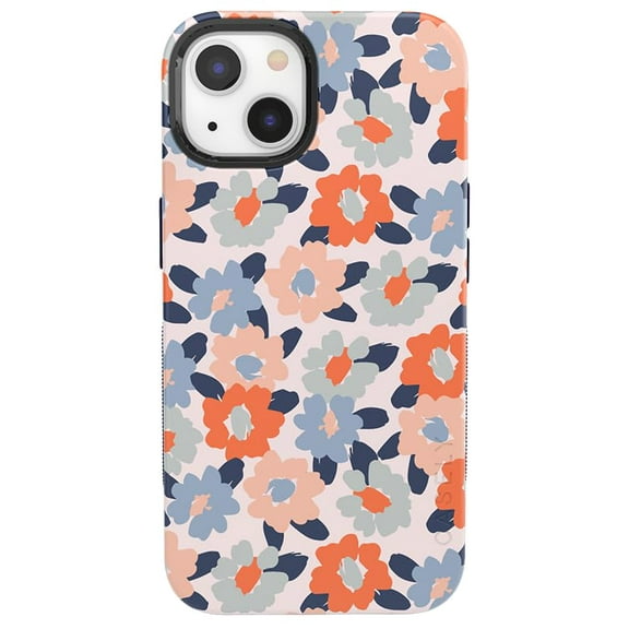 Casely iPhone 14 Case | Field of Flowers | Pastel Floral | Compatible with MagSafe