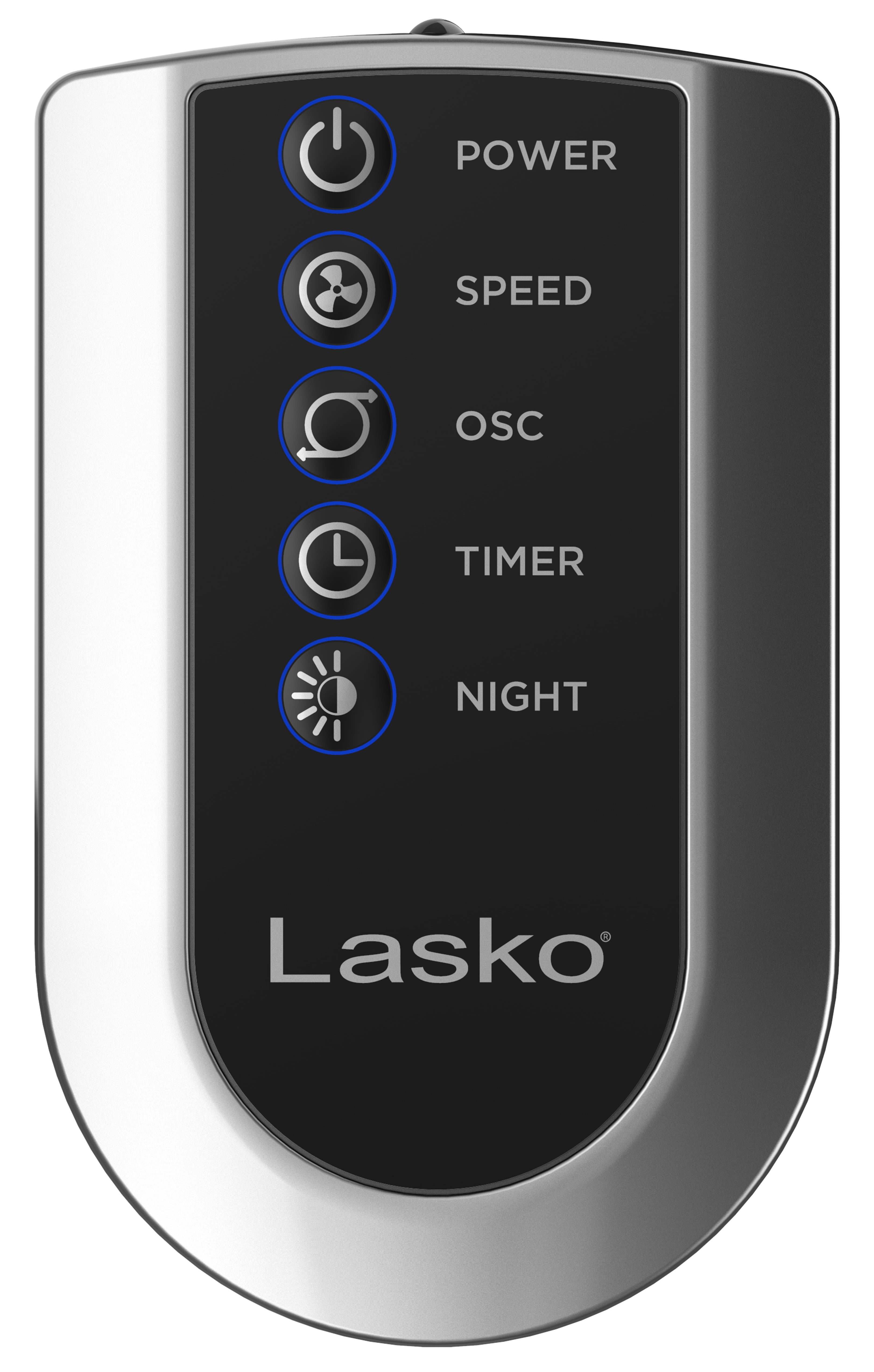 Lasko 42 Wind Curve Tower Fan with Nighttime Setting and Remote, T42951,  Silver, 13L, New - Walmart.com