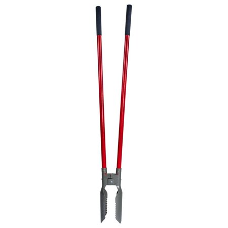 60 in. Root Slayer Carbon Steel Blades Fiberglass Post Hole Digger  47 in. Handle