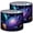 Color 1, variant on Lamp Shades Set of 2 Vibrant Purple Spiral Galaxy Deep Space Stars Galaxy Celestial 13" x 13" x 10" Lampshade for Table Lamps Floor Lamps Lamp Shade Replacement Easy Assembly Required