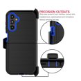 thumbnail image 5 of For Samsung Galaxy A14 5G 2022 6.6" Case, Heavy Duty Rugged Defender Case with [Belt Clip Holster] [Built in Screen Protecotr], Shockproof Full Body Protection Kickstand Cover, Blue, 5 of 8