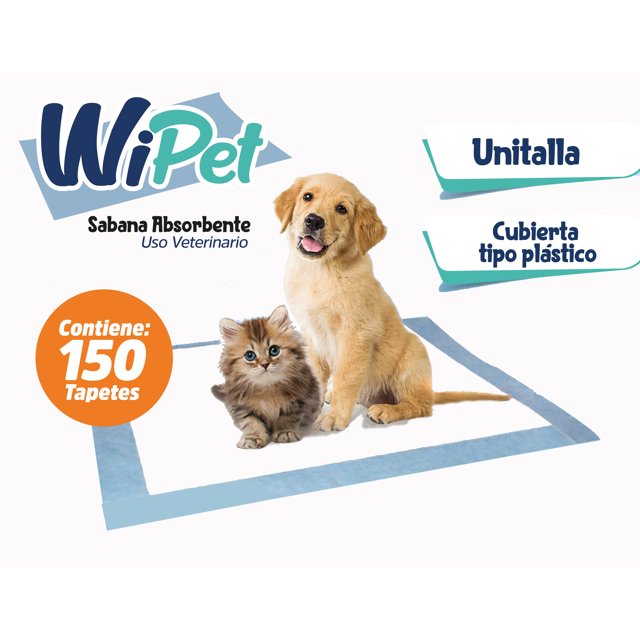 Tapetes Entrenadores Para Perro WIPET TAPETE ENTRENADOR PARA PERRO DE 150 PIEZAS
