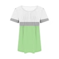 thumbnail image 5 of Camiseta Casual de Manga Corta de Mujer, Cuello Redondo de Impresión para Uso Diario, Fiesta Y Hogar, 5 of 5