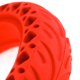 thumbnail image 4 of Neumático de goma maciza en forma de panal para patinetes eléctricos, alternativa antipinchazos, color rojo, repuesto duradero, 4 of 5
