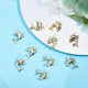 thumbnail image 4 of 20 piezas/caja de dijes de delfín de latón chapado en oro de 18 quilates con forma de animales marinos, accesorios de joyería para collares, pulseras y bisutería., 4 of 7