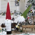 thumbnail image 4 of Visland Christmas Gnome Wine Bottle Covers, 2PCS Gnomes Wine Bottle Toppers Decorative Santa Plush Christmas Decorations New Year Dining Table Decor Party Gift, 4 of 7