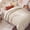 01 Oat Milk, variant on U by Bedsure Tufted Boho Comforter Set Queen, Beige, 3 Pieces Farmhouse Shabby Chic Embroidery Bedding Set, Soft Jacquard Comforter for All Seasons