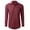 Burgundy, variant on Allsense Men’s Performance Stretch Dress Shirt Long Sleeve Button Front, Red, Large