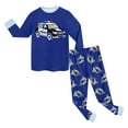 thumbnail image 6 of Kakishop Holiday Pajamas for Kids Little Big Boy Pajamas Sets Cotton Pjs Kids Jammies (Blue,8-9 Years), 6 of 6