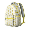 thumbnail image 2 of Banana Fruit Students Backpack Cute Yellow Banana Pattern School Bag with Tropical Aesthetic and Funny Cartoon Design, 2 of 6