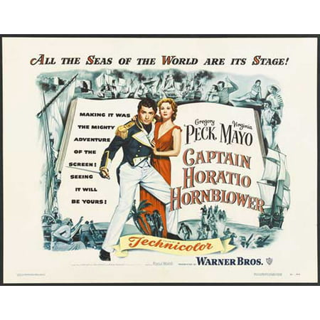 Captain Horatio Hornblower POSTER (22x28) (1951)