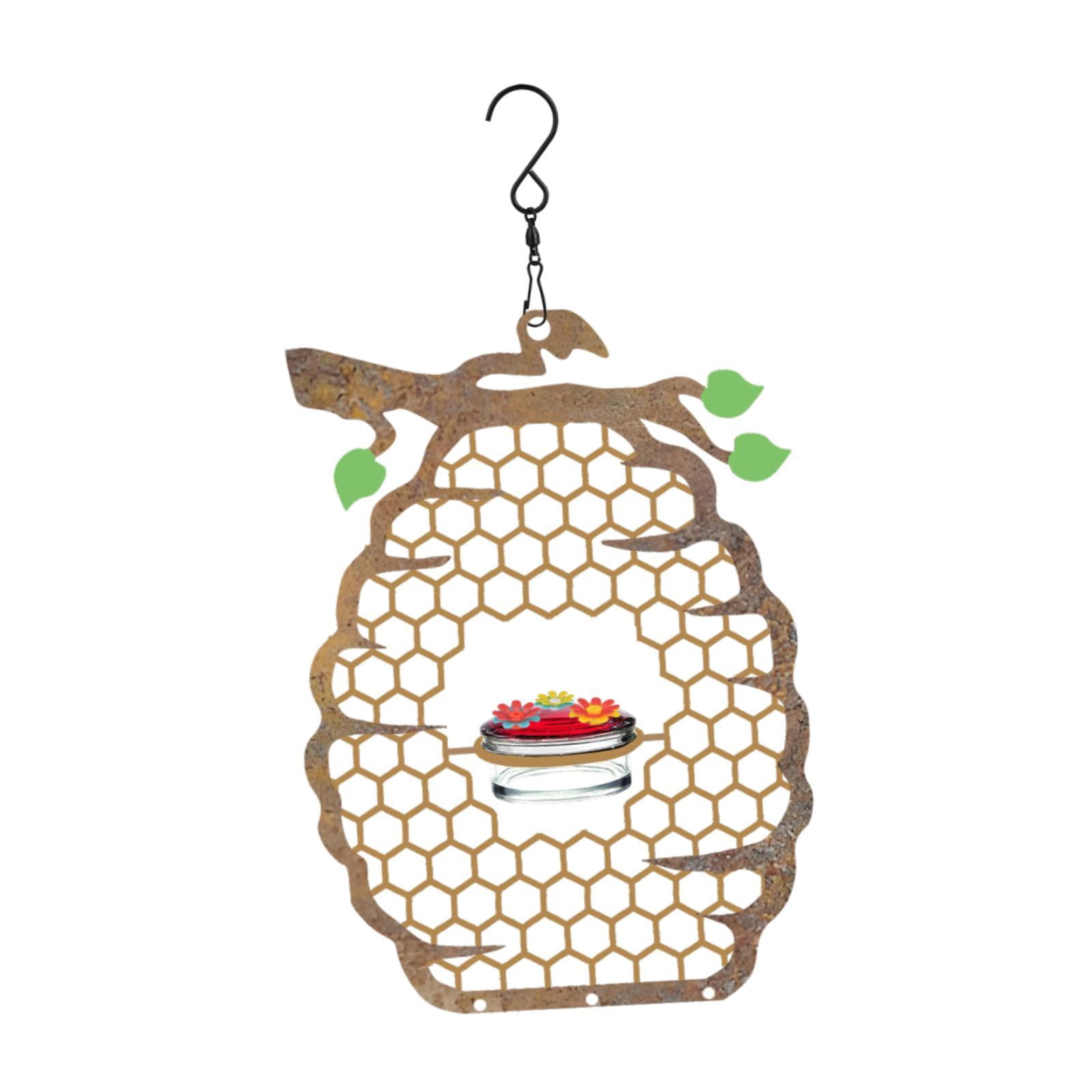 YWMJZEU Hummingbird Feeder for Outdoor Food Dispenser Garden Decoration Windchime Sturdy without Bell