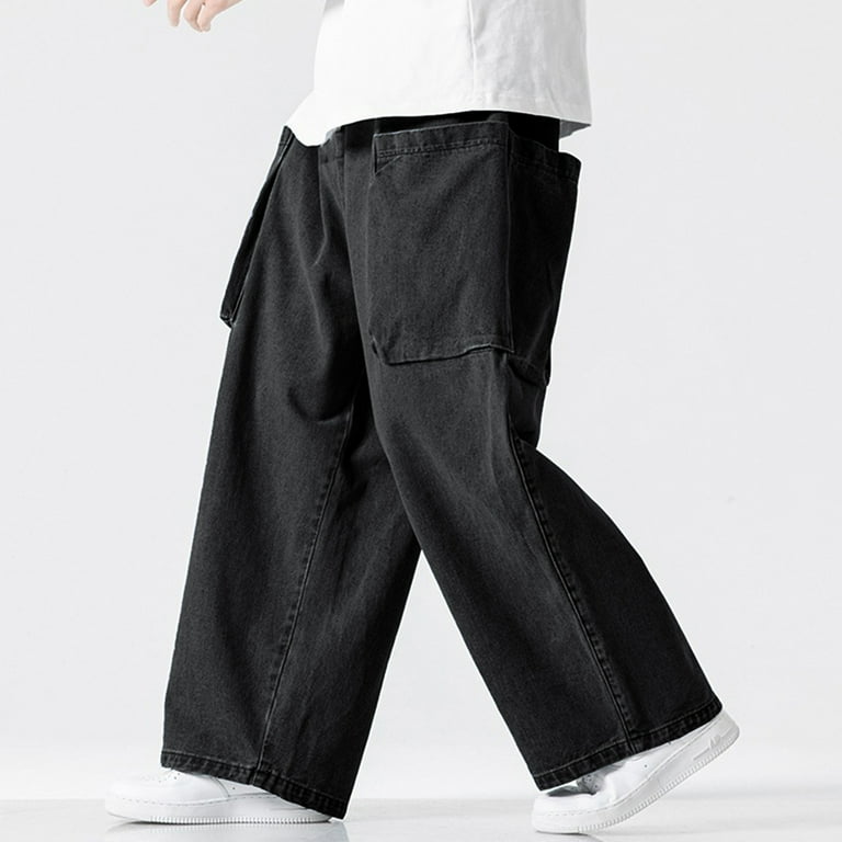 jjayotai Baggy Jeans for Men, Wide Leg Hip Hop Jean, Stylish jjayotai Baggy Jeans for Men, Wide Leg Hip Hop Jean, Stylish