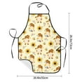 thumbnail image 2 of Easygdp Watercolor Bee Honey Honeycomb Bee Apron Waterdrop Resistant with 2 Pockets,Oil Resistant Cooking Kitchen Chef Apron for Women Men, 2 of 7