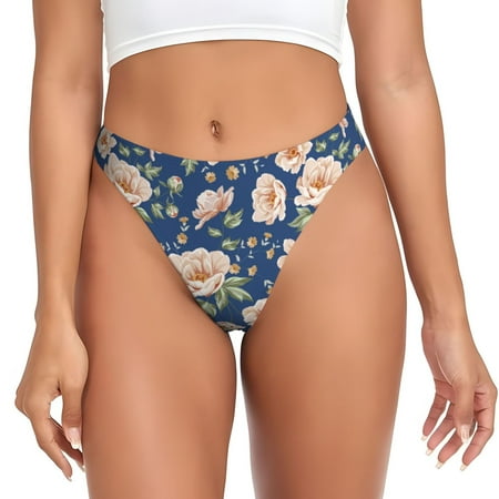 Sigee Flower for Women s G-String Panty  Low Rise  Soft Lace Perfect for Everyday Wear or Special Occasions-Medium