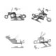 thumbnail image 5 of Injueey Soporte de pollo para barbacoa, cerveza, motocicleta americana divertida, estante de acero inoxidable, herramientas, estante divertido para pollo Cocina y Comedor Amor Injueey HA007131-04, 5 of 6