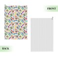 thumbnail image 2 of Pofeuu Cartoon Labrador Retriever Print Premium Golf Towel with Carabiner Clip Absorbent Microfiber Waffle Pattern Golf Towel for Golf Bag Trolly Belt Loop, 2 of 8