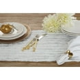 thumbnail image 2 of Saro Lifestyle Faux Fur With Brushed Metallic Foil Print Table Runner, 2 of 5