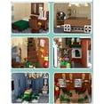 thumbnail image 4 of Corner Flower Shop and Caf&eacute; Building Blocks Set | General Jim's Toys & Bricks | GJ-CFSC, 4 of 7
