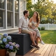 thumbnail image 6 of Homall 100 Gallon Outdoor Patio Box Deck Plastic Resin Storage Box Backyard, Black, 6 of 8