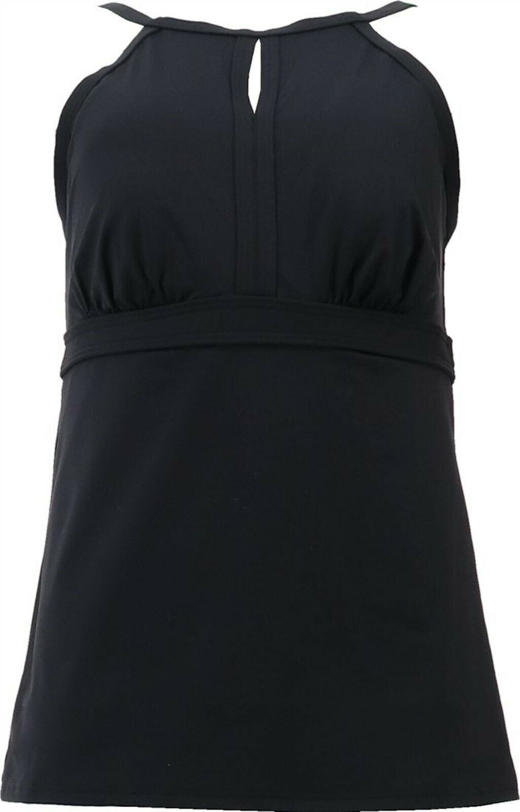 Lands' End Women's Keyhole Tankini Top Black 10 NEW 517532 Walmart Canada