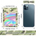 thumbnail image 2 of 100 Piece Reusable Mylar Zipper Bags with Clear Window and Multi-Colored Holographic Design Smell-Proof, Transparent Sample Bags 3.5x4.7 Inch, 2 of 6