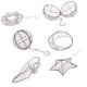 thumbnail image 1 of 6 unids / set Retro Hierro Maceta de Metal Maceta Colgante Conjunto de Planta, 1 of 9