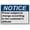 Warning Sign 1, variant on Weatherproof Horizontal ANSI Payment Policies Sign (We accept local checks only) 8 in" x 12 in" UV Resistant Indoor Outdoor Workplace Insdustrial Caution Danger Warning SIgn
