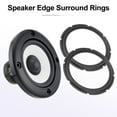 thumbnail image 5 of Uxcell Black 12 Inch Rubber Notch Speaker Edge Surround Ring Replacement Parts for Speaker Repair or DIY 4 Pcs, 5 of 6