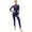 Navy Blue, variant on Haitryli Womens Full Body Long Sleeve Unitard One Piece Gymnastic Leotard Ballet Dance Bodysuit Blue M