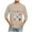 Khaki, variant on Kaemgyyd Mens Shirts Soft Comfy Crew Neck 3/4 Sleeve Workout Athletic Tops Valentine's Day Shirts for Men Big and Tall