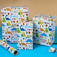 thumbnail image 4 of Rollo de papel de regalo RayOfSun Dinosaurs Happy Birthday, 4 of 7