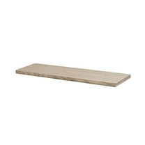 Dolle Lite Feelwood 0.79 in. H X 23.6 in. W X 7.9 in. D Oak Particle Board Decorative Wall Shelf