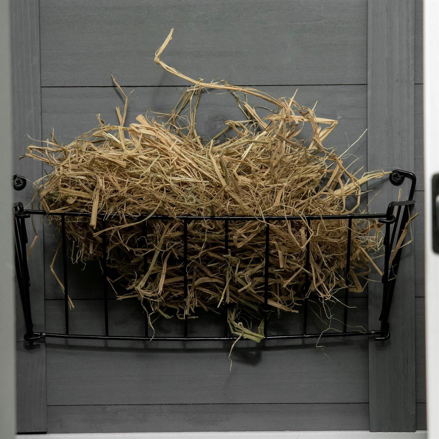 Pefilos 43" Outdoor Wooden Rabbit Hutch with Run, Trays and Wheels, Outdoor Bunny Enclosure Guinea Pig Cage for Small Animals, Gray