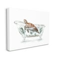thumbnail image 3 of Stupell Industries Turtle Swimming Bathtub Habitat Animals & Insects Painting Gallery Wrapped Canvas Print Wall Art, 3 of 7