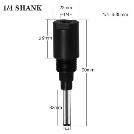 

BCLONG 1/2 1/4 8mm Shank Router Bits Collet Extension Rod For Engraving Machine