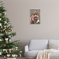 thumbnail image 2 of Stupell Industries Winter Donkey Snow Falling Holiday Painting Unframed Art Print Wall Art, 2 of 6