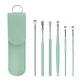 thumbnail image 1 of 6PCS Earwax Removal Kit Ear Pick Set Earwax Remover Ear Spoon Earpick Ear Picker for Ear Massage Adult Ear Care Tools, 1 of 9