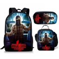 thumbnail image 1 of Stranger Things Mochila con estampado 3D, bolsa de almuerzo, estuche para lápices, conjunto de tres piezas, bolso de doble hombro para uso escolar y en viajes, 1 of 5