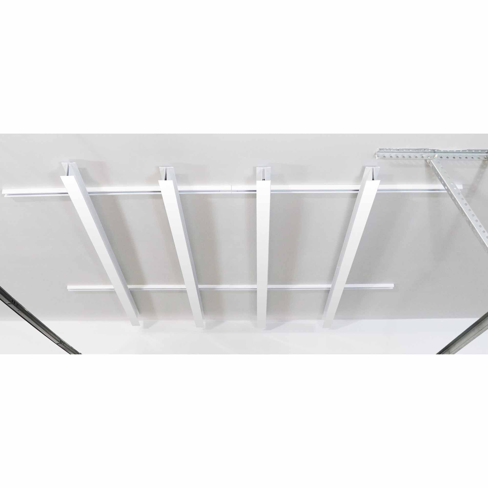 overhead tote storage rack