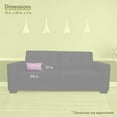 thumbnail image 4 of Majestic Home Goods Decorative Soft Pink Links Small Pillow, 4 of 5