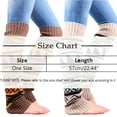 thumbnail image 3 of CYSFASHION Furry Boots for Women Faux Fur Leg Warmers Fluffy Fall Fashion Must Haves Fuzzy Boot Beige, 3 of 8