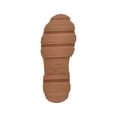 thumbnail image 4 of NINE WEST Womens Brown 1-1/2" Platform Lug Sole Padded Cellie Round Toe Wedge Zip-Up Boots 10 M, 4 of 4